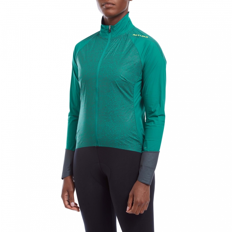 Altura Icon Women's Rocket Packable Cycling Jacket Green